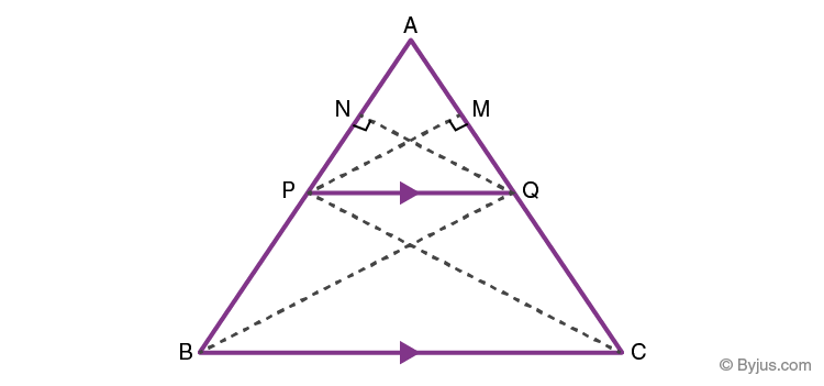 Triangle Proportionality Theorem - Proportionality Theorem Proof