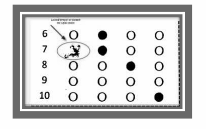 Filling OMR sheet - 1