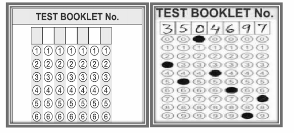 NEET 2023 Exam - Filling OMR Answer Sheet