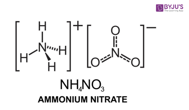 Ammonium Nitrate Structure