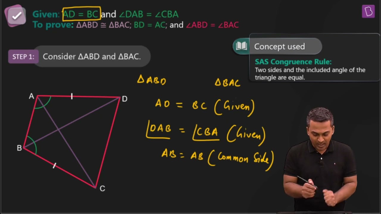 case study questions class 9 maths triangles pdf