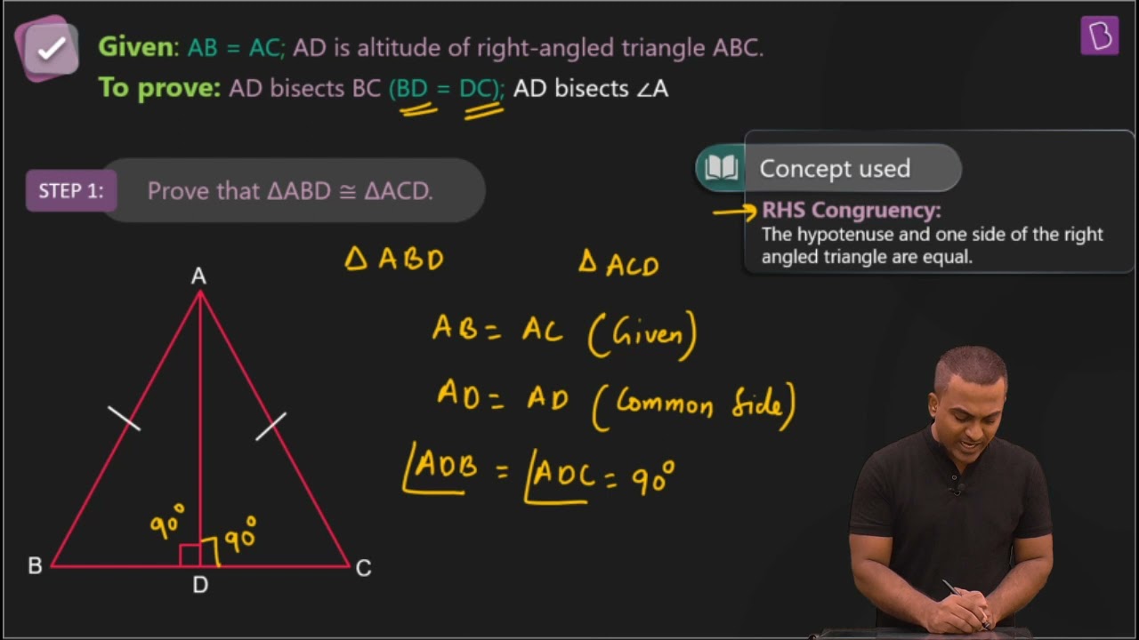 case study questions class 9 maths triangles pdf