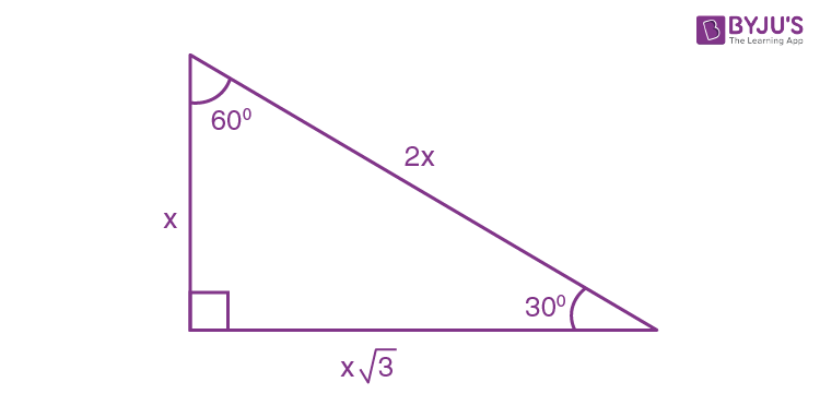 right triangle trigonometry 30 60 90