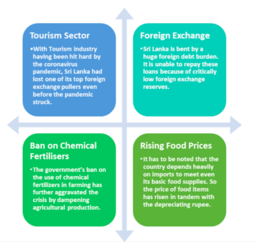 Reasons for Economic Crisis in Sri Lanka