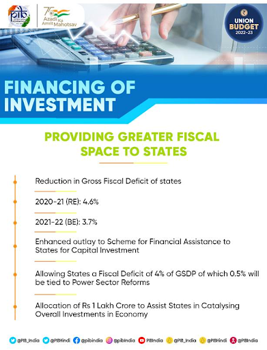 Financing of investment