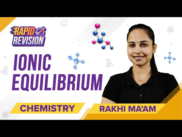 Ionic Equilibrium Rapid Revision