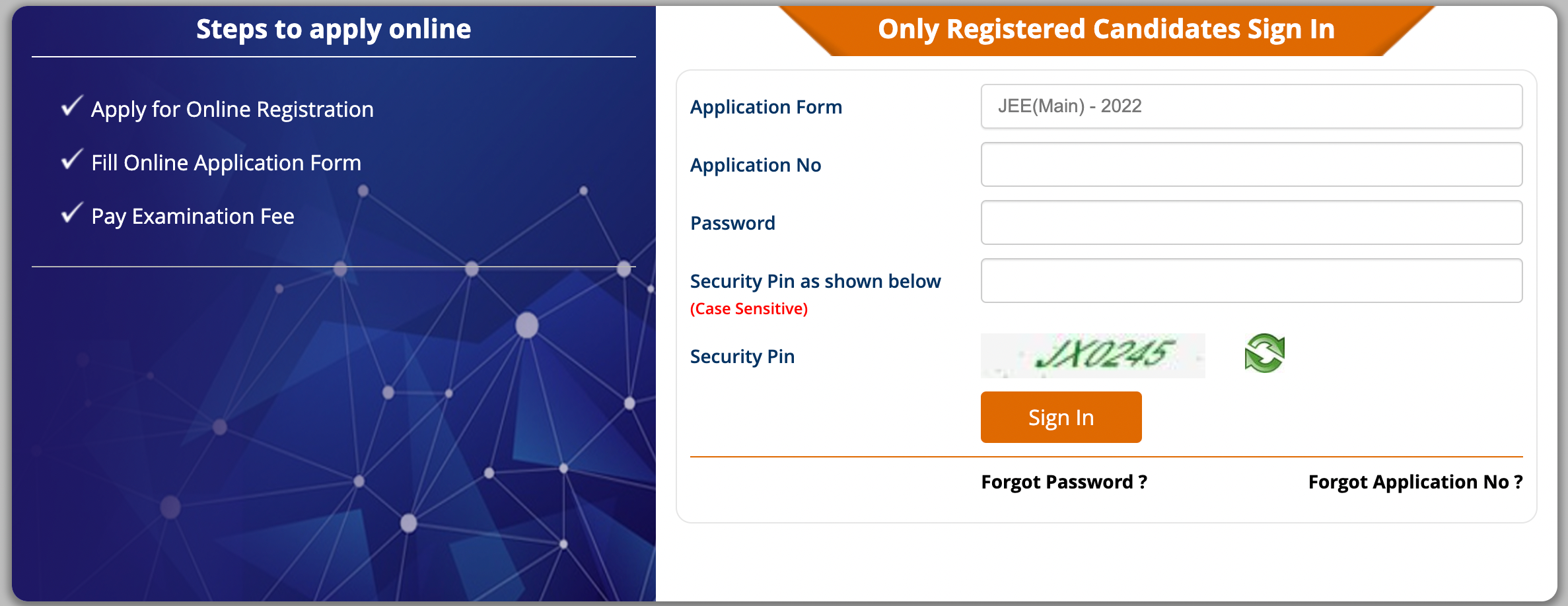 JEE Main 2022 Application Correction