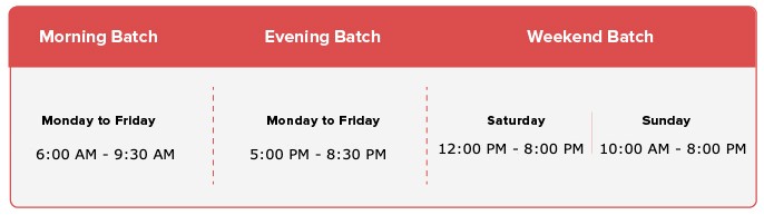 IAS Classroom Program Batches Timings