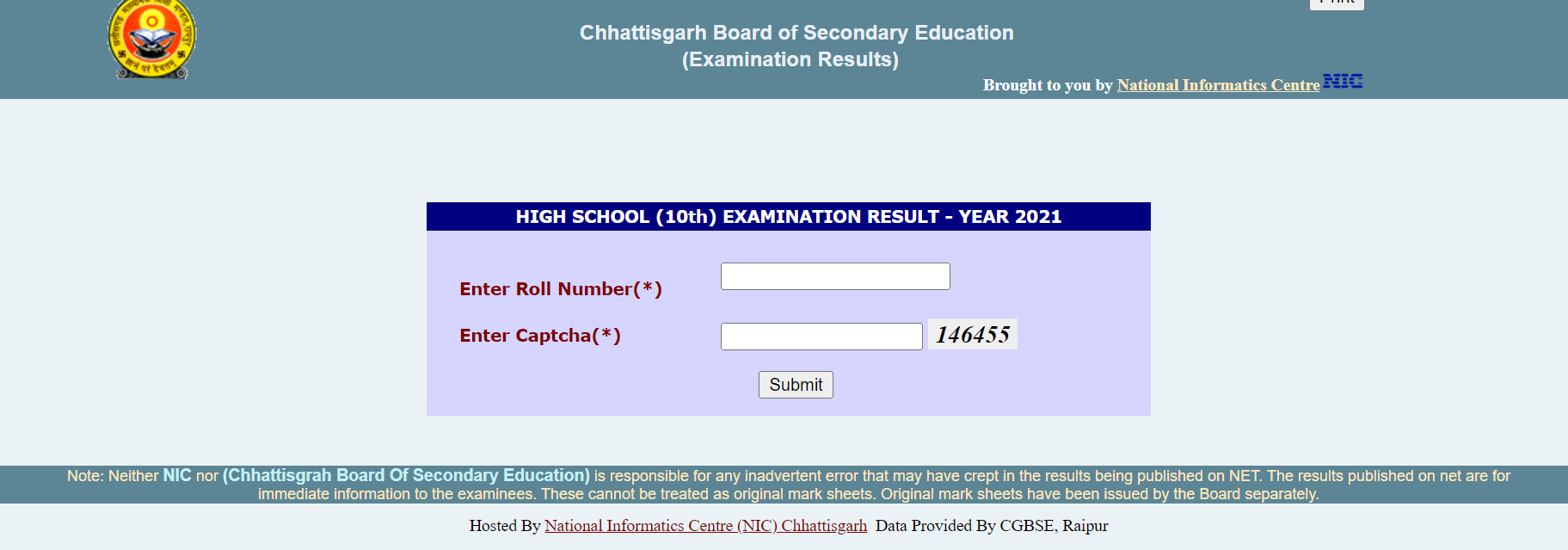 Steps to view results: Chhattisgarh Class 12 Results 2022