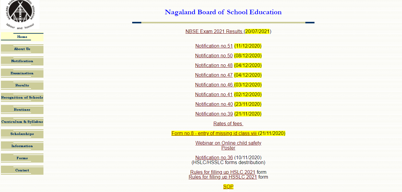 Steps to view results: NBSE Class 12 Board Results 2022