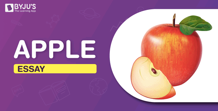 write an essay on apple fruit