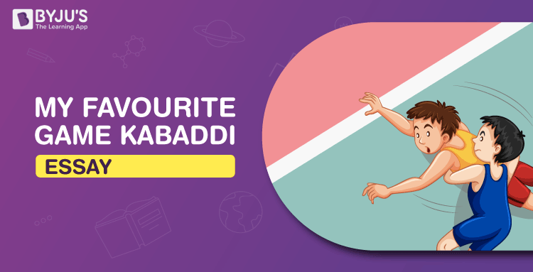 essay on kabaddi for class 6