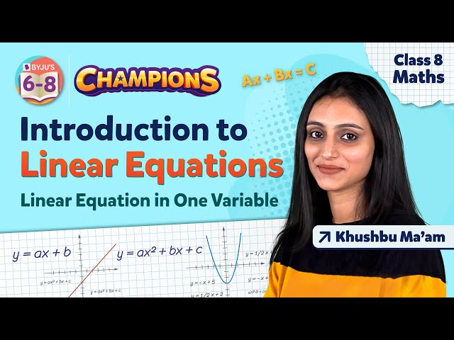 case study of linear equations class 8