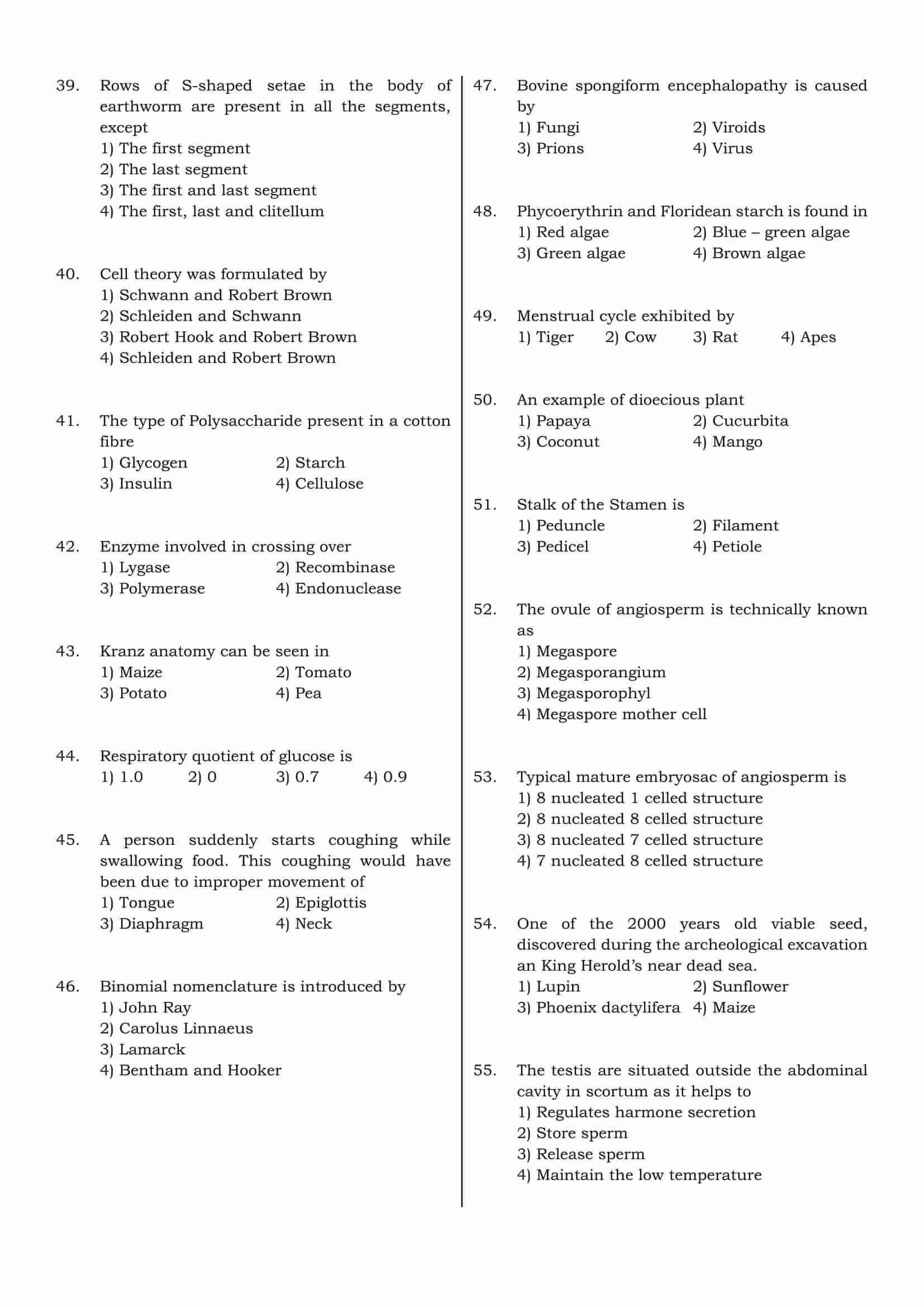 kcet bio 4