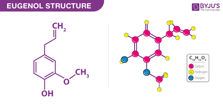 Eugenol C10h12o2 Structure Molecular Mass Properties And Uses