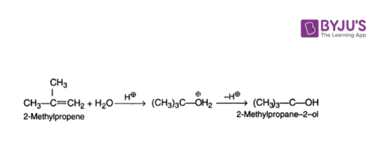 Hydration of Alkenes 1