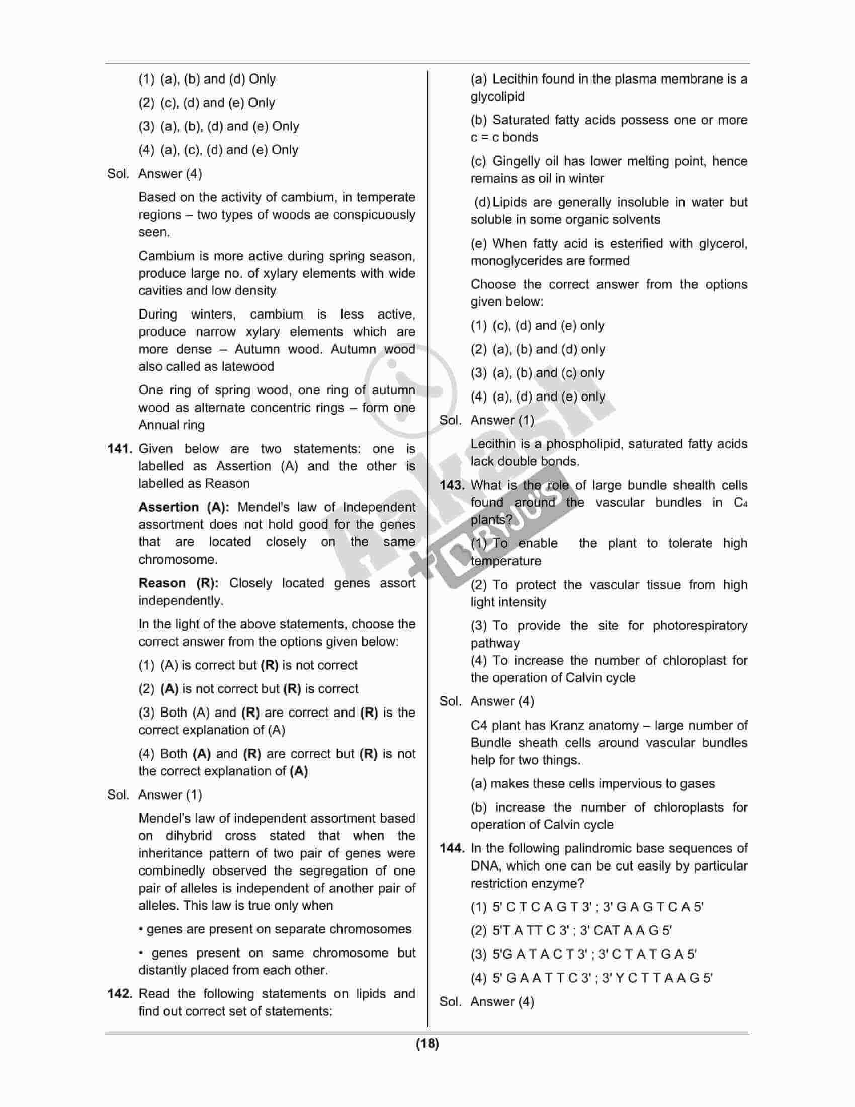 biology neet test paper 17 07 2022 final 18