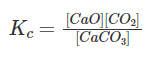 Chemistry Crash Course Q6 - Equilibrium constant formula