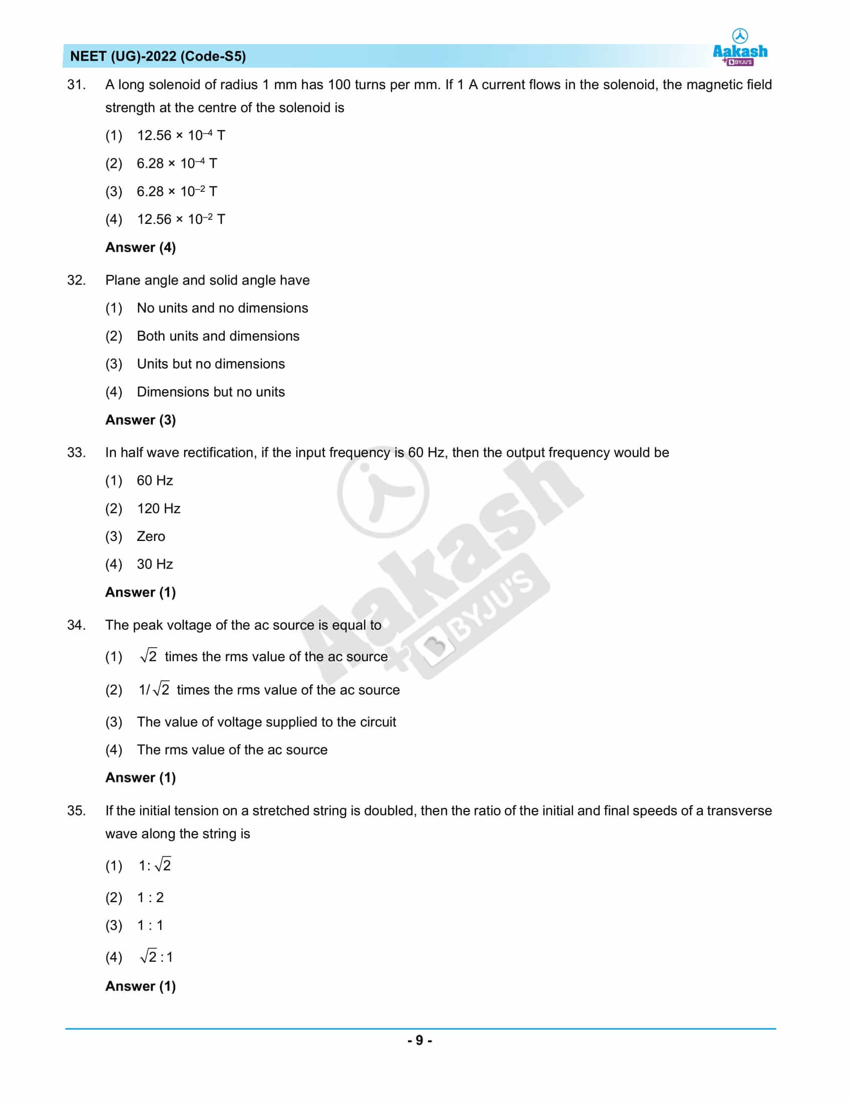 ques ans neet 2022 code S5 1 09