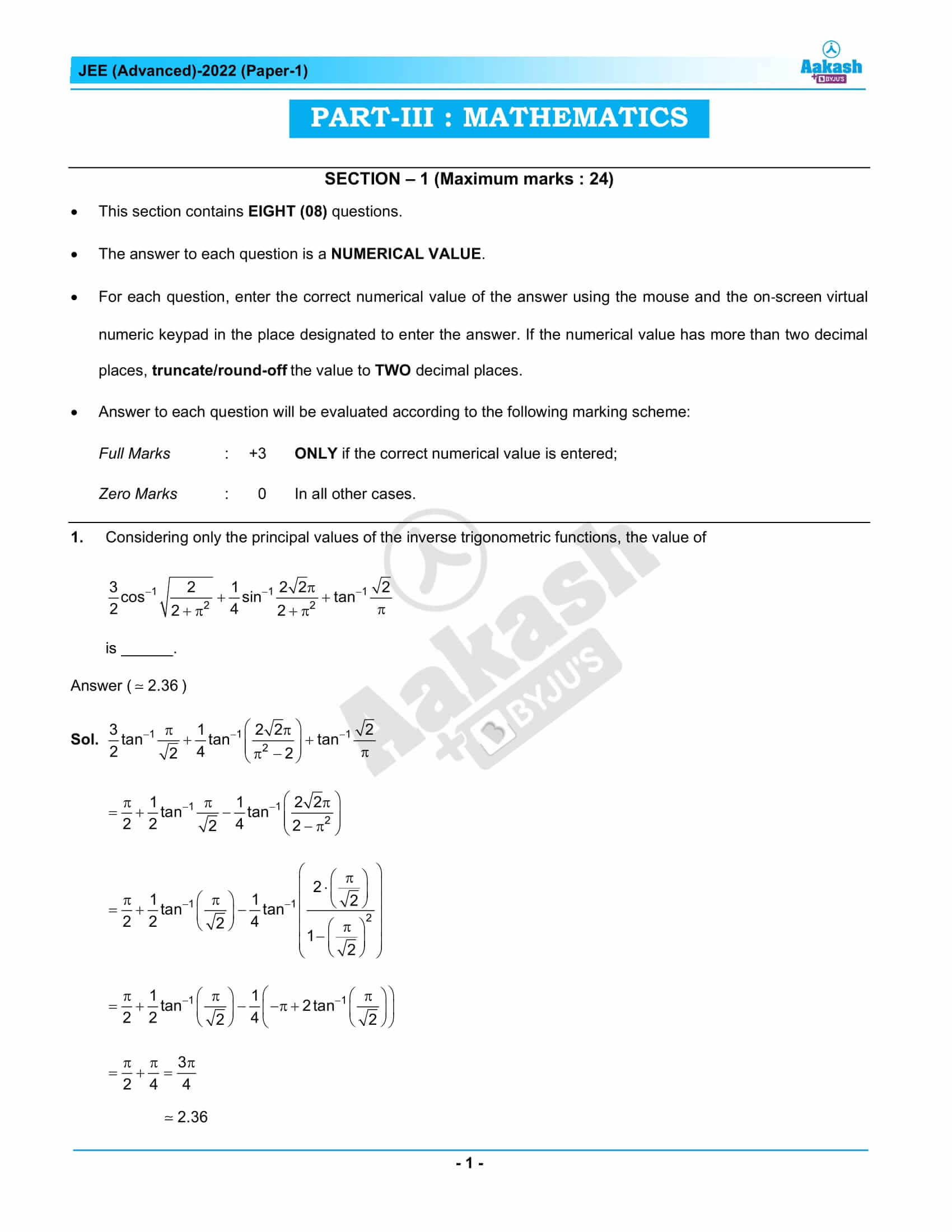 2024 Jee Advanced Paper Was Set By Which Iit Kali Samara