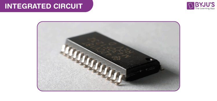 integrated circuit chip top view