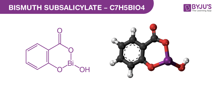 Bismuth subsalicylate (C7H5BiO4) - Structure, Molecular Mass ...