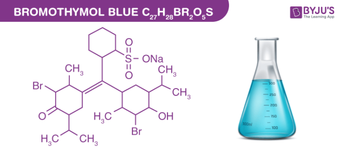 Bromothymol Blue C27H28Br2O5S Structure Molecular Mass