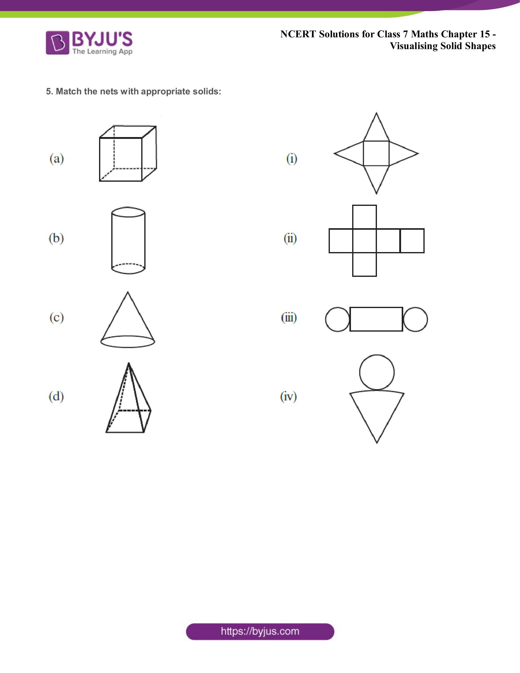 NCERT Solutions For Class Maths Chapter 13 Visualising 60 OFF