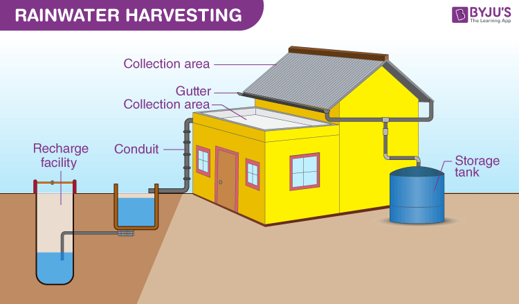 Rain Water Harvesting Drawing | Rain Water Conservation Diagram | Save Water  Poster Drawing - YouTube