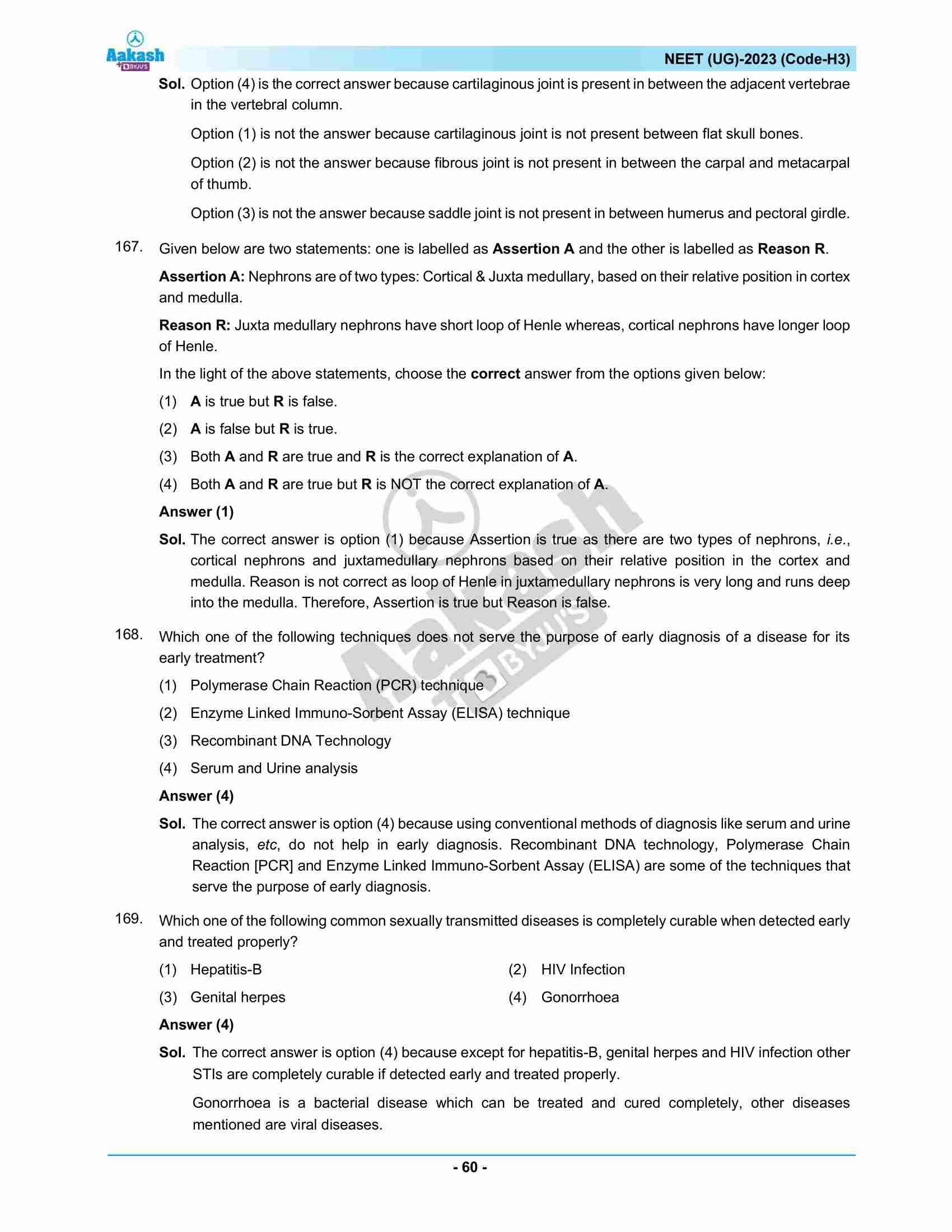 Download Free PDF Of NEET 2023 Zoology Question Paper Only At BYJU S