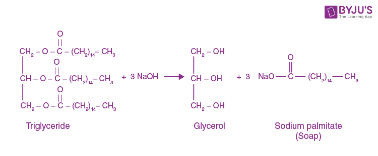 Examples of a Saponification Reaction