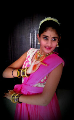 Gauri is a bharatnatyam dance student