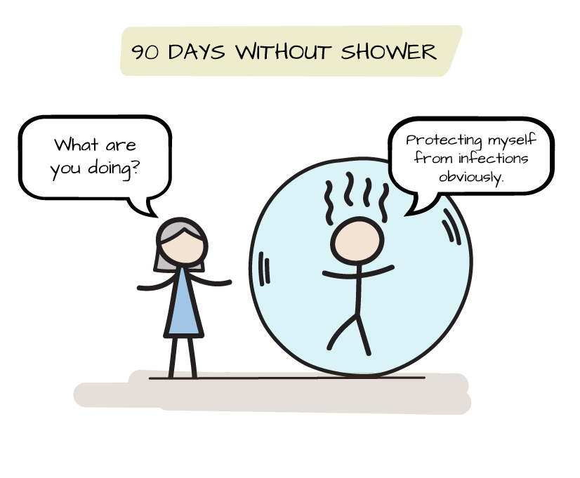 What If 004 What if you don’t take a bath for a year?