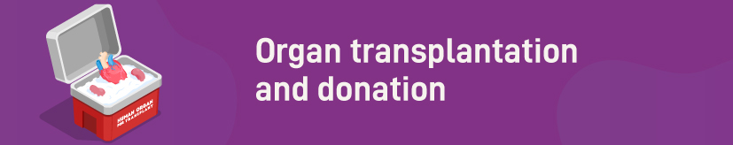 invention of organ transplantation and donation techniques