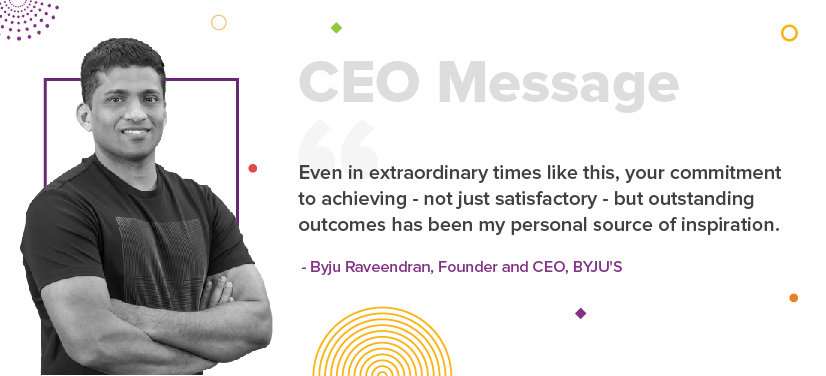 BYJU'S CEO has a message for you