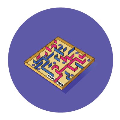 Step-by-step explaination of DIY marble maze