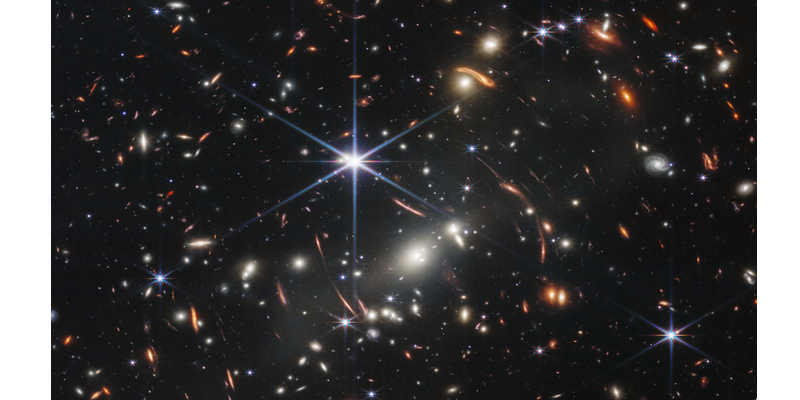 Image from NASA showing the oldest galaxies and stars