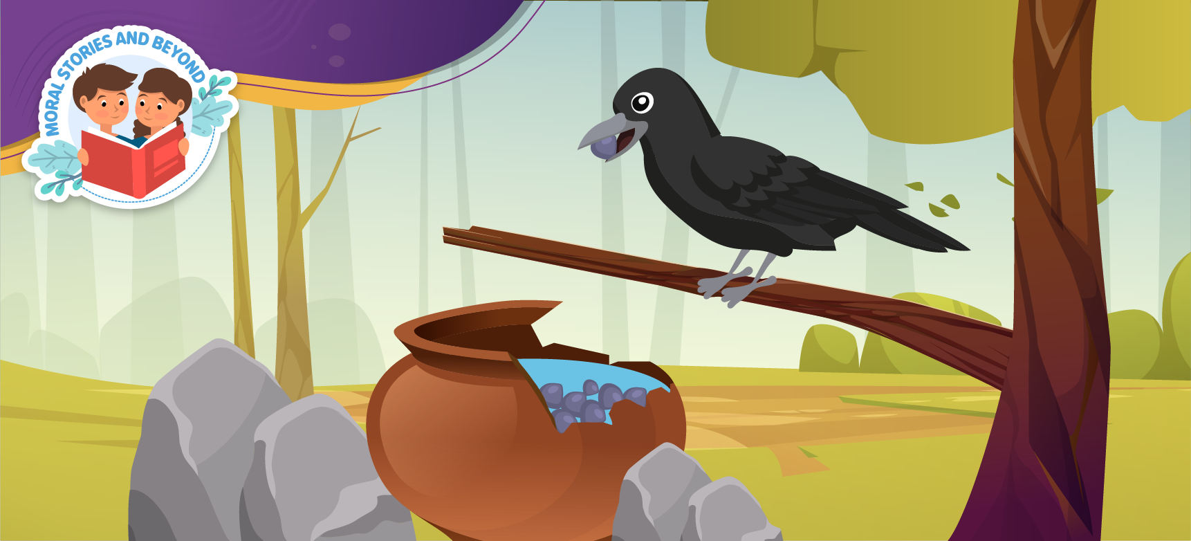 Stories For Children: A Thirsty Crow