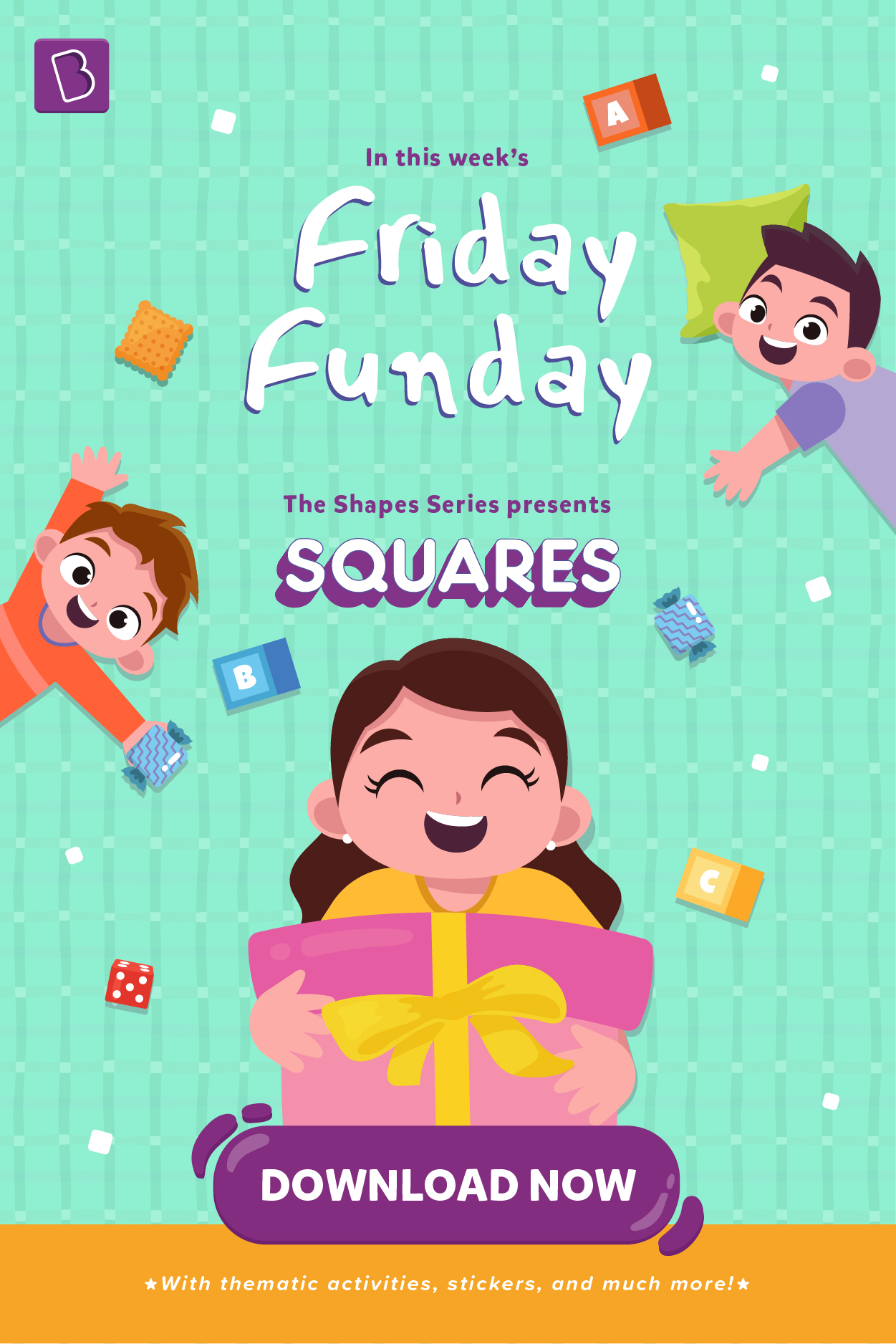 Use Our Fun Activity Book To Learn More About Squares