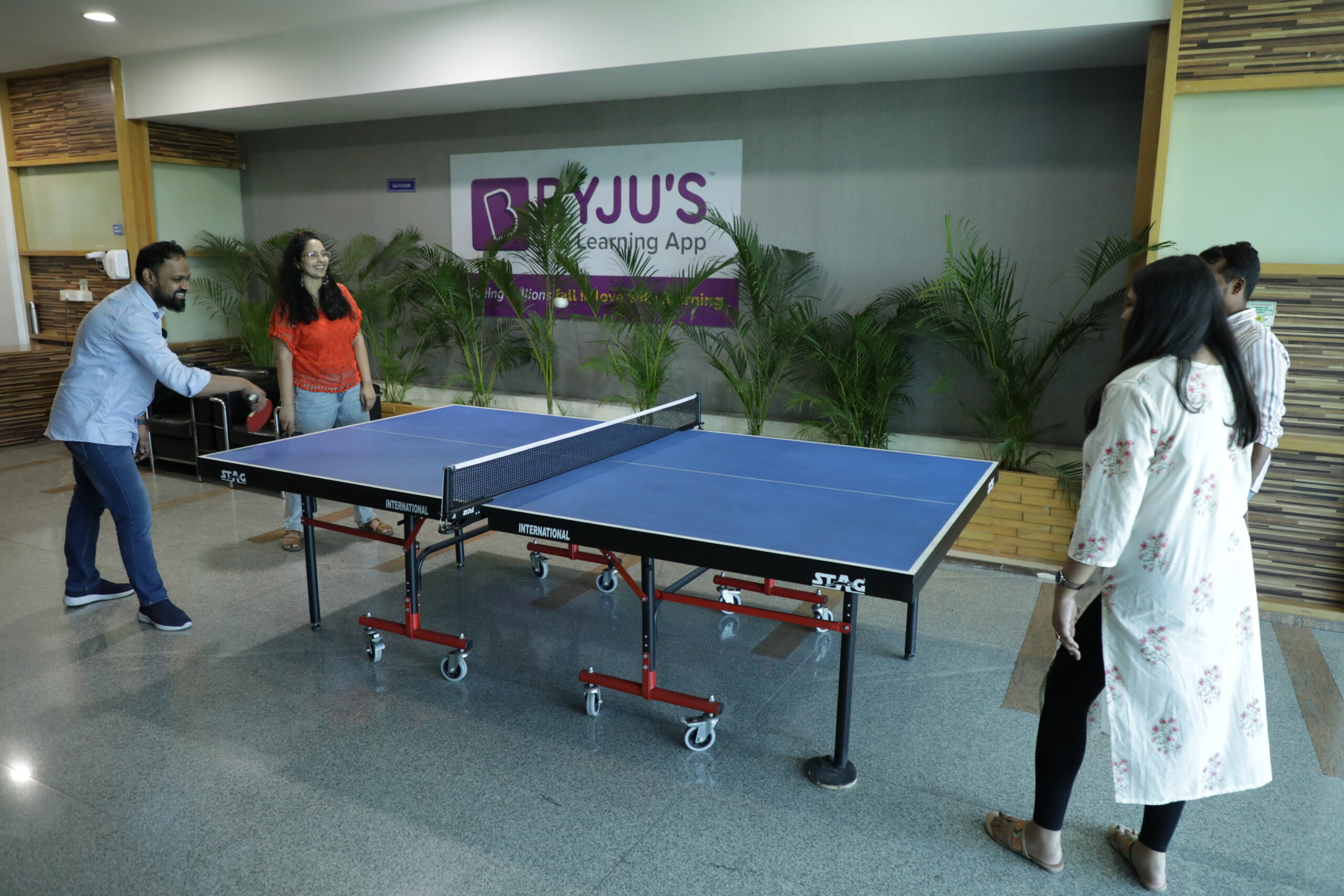 World Table Tennis Day  BYJUites get their ping-pong game on