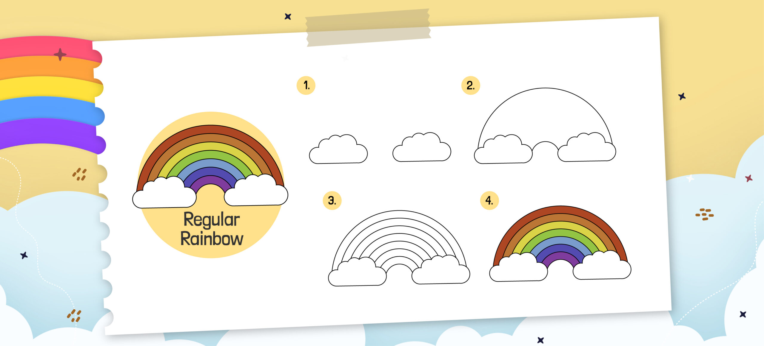 Rainbow Drawing  Painting Ideas  Kids Art  Craft