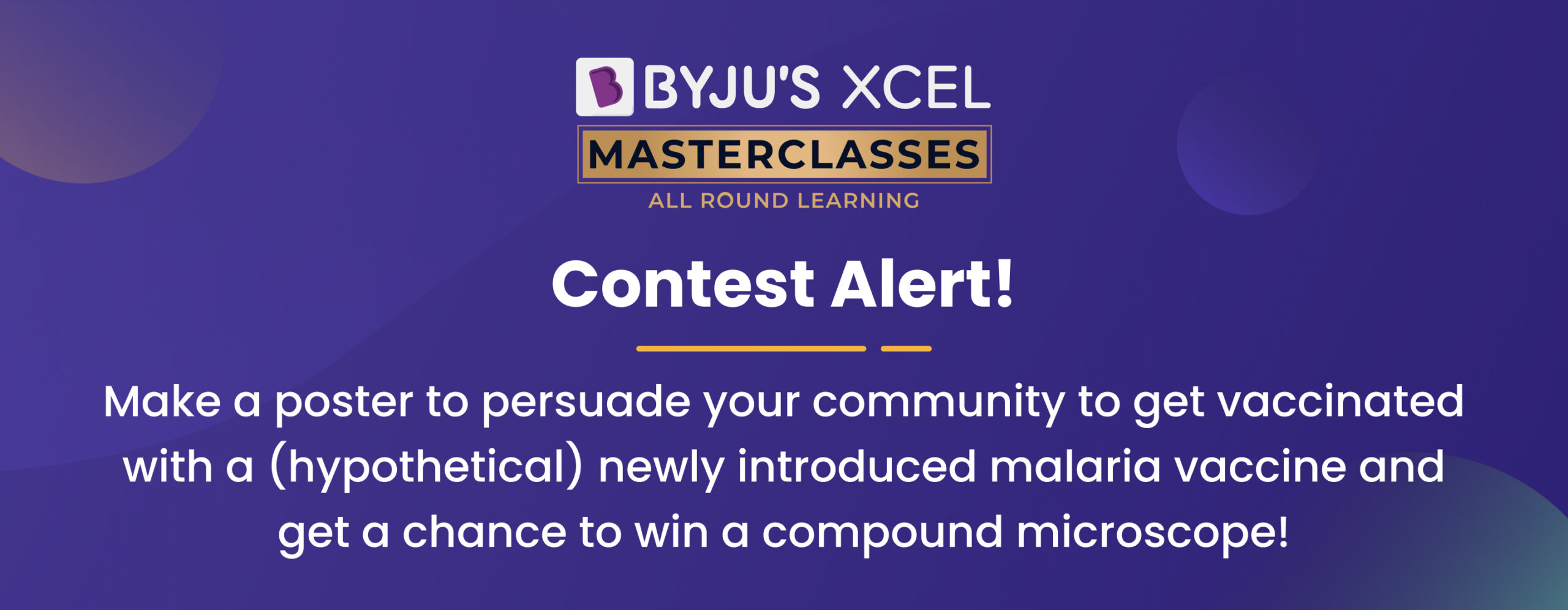 BYJU'S Xcel Vaccine Poster Challenge