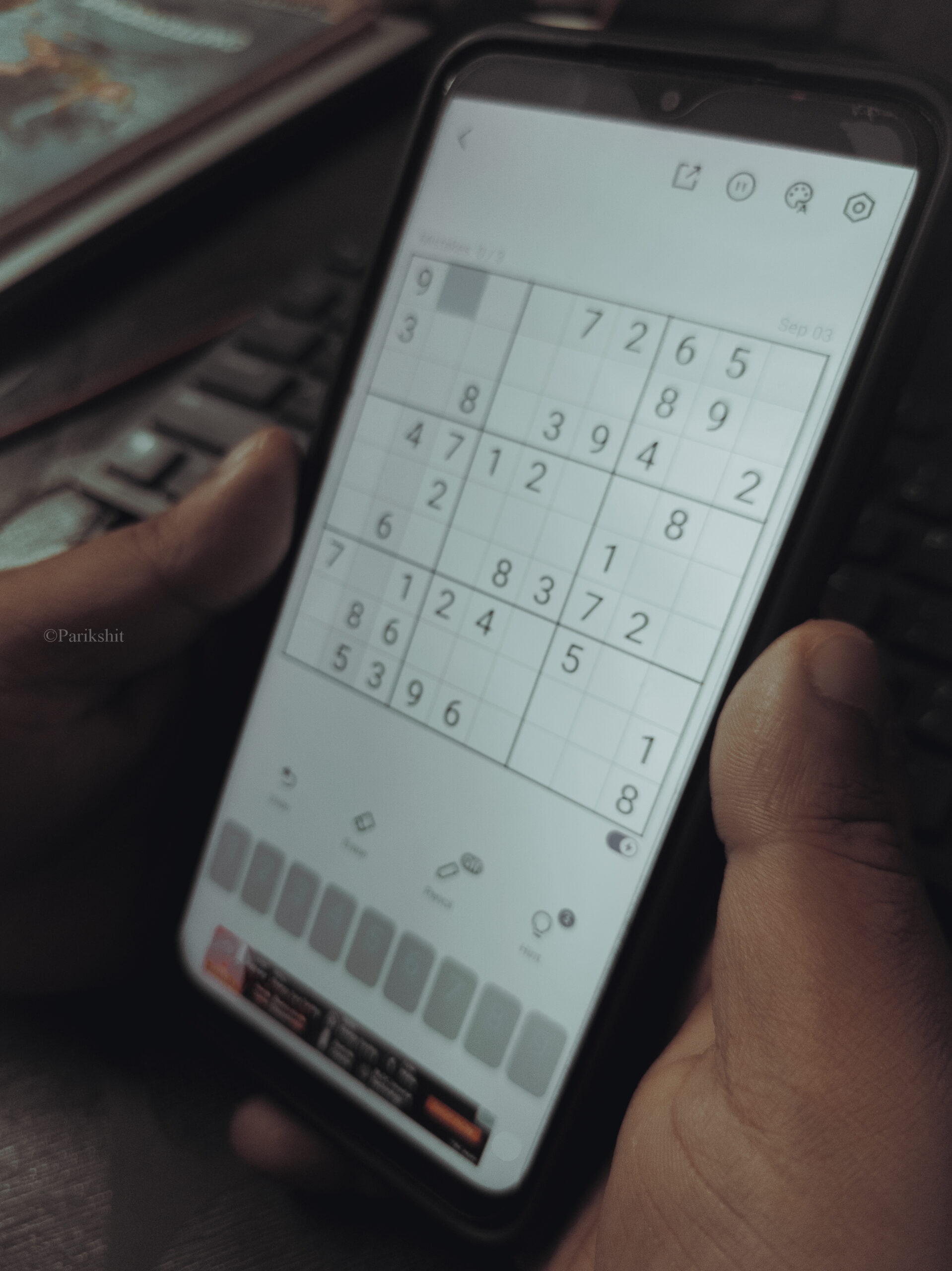 Indranil Sarkar gives tips for Sudoku beginners